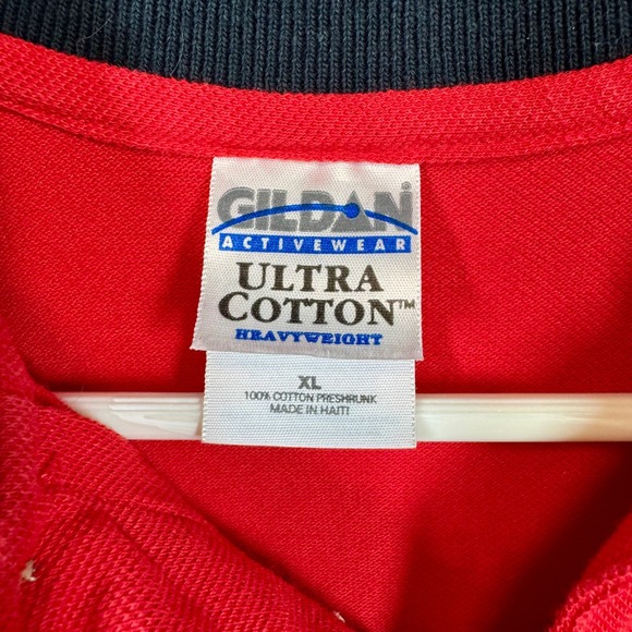 Atlanta Motor Speedway Polo Shirt Racing Checkered Trim Goldman Sz XL Y2K - Picture 5 of 9